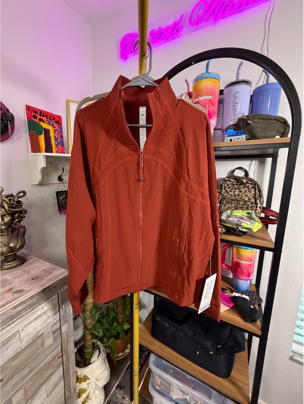 NEW DROP Lululemon Define Oversized Swift Define Jacket - Size 8, Burnt Orange